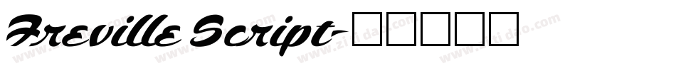 Freville Script字体转换